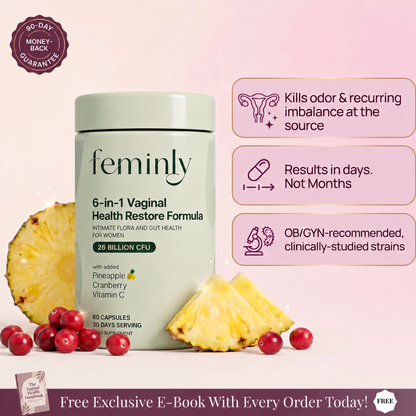 Feminly 6-in-1 Vaginal Health Restore Formula