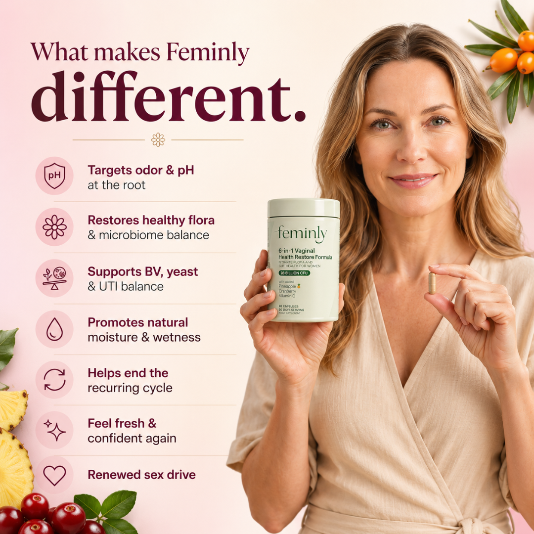 Feminly 6-in-1 Vaginal Health Restore Formula